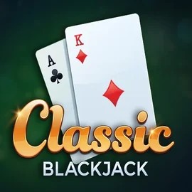 Classic Blackjack logo by Red Tiger Gaming at 7Gold Casino