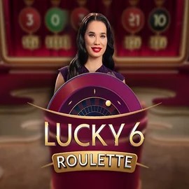 Official Live Casino logo: Lucky 6 Roulette by Pragmatic Play at 7Gold Casino